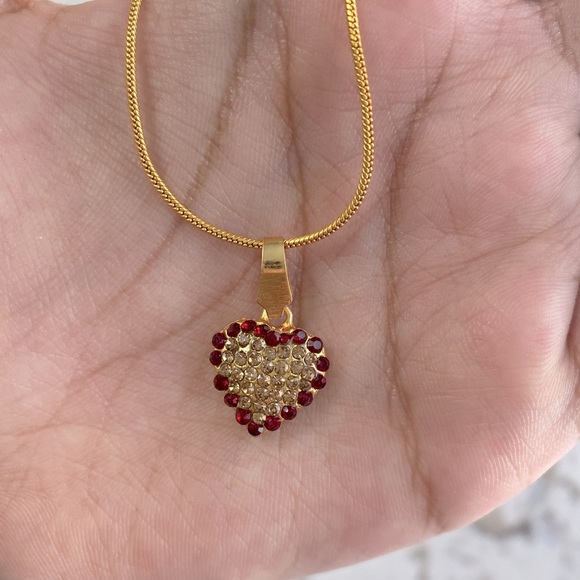 Good platted Heart necklace - Picture 3 of 3